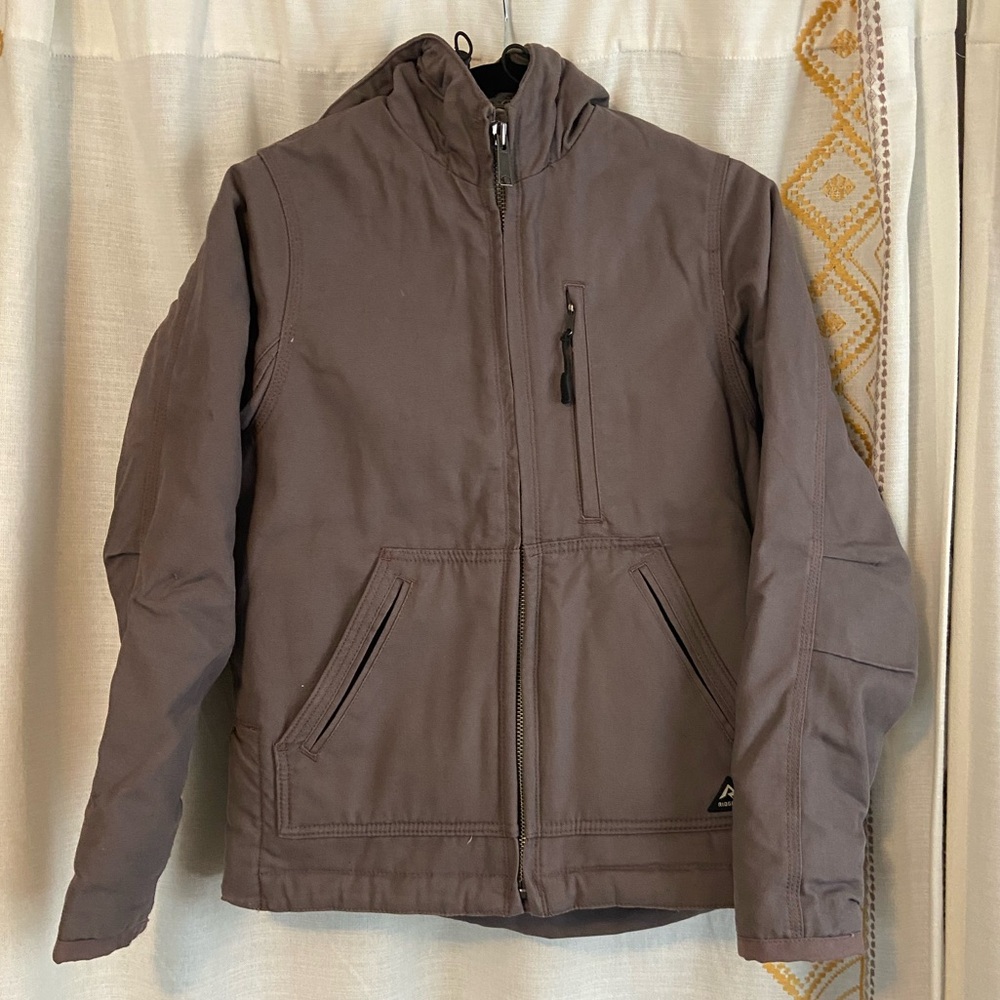 Ridgecut Women's Max-Range Flex Sanded Duck Sherpa-Lined Hooded Jacket